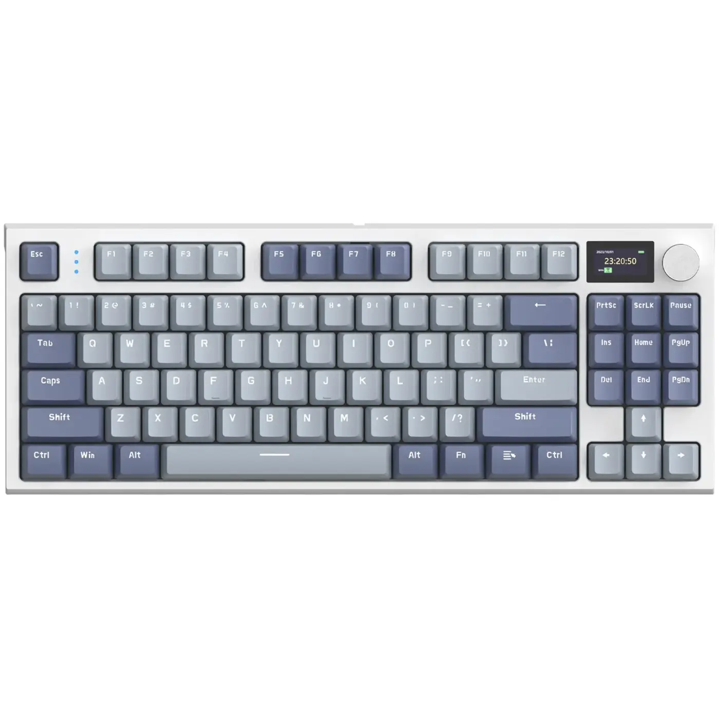 Купити Клавіатура Attack Shark K86 RGB Wireless Blue Whale Switch Moonlit Night (K86MN_AS) - фото 1