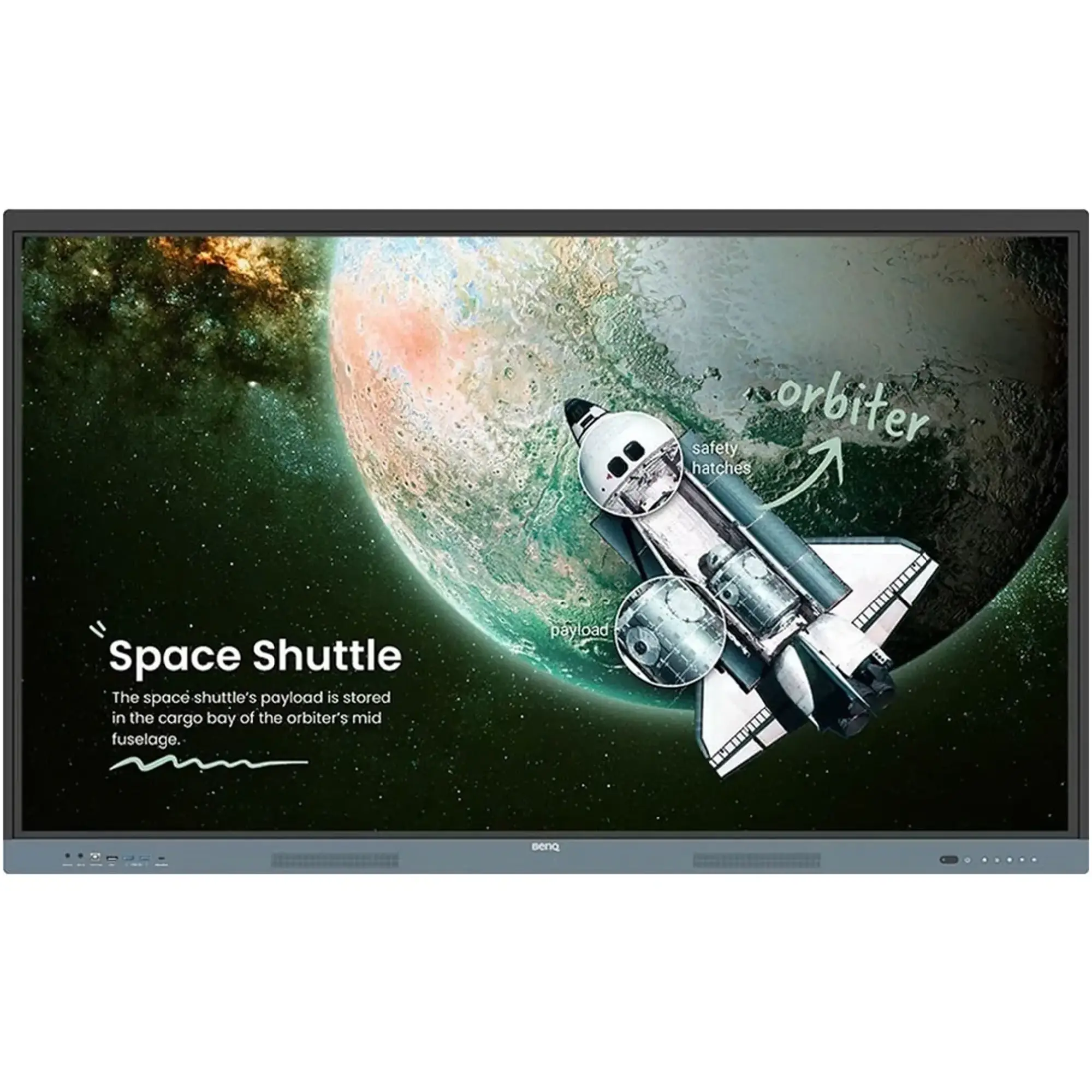 Купить Интерактивная панель 75" BenQ RE7504 (9H.F9FTK.DE6) - фото 1