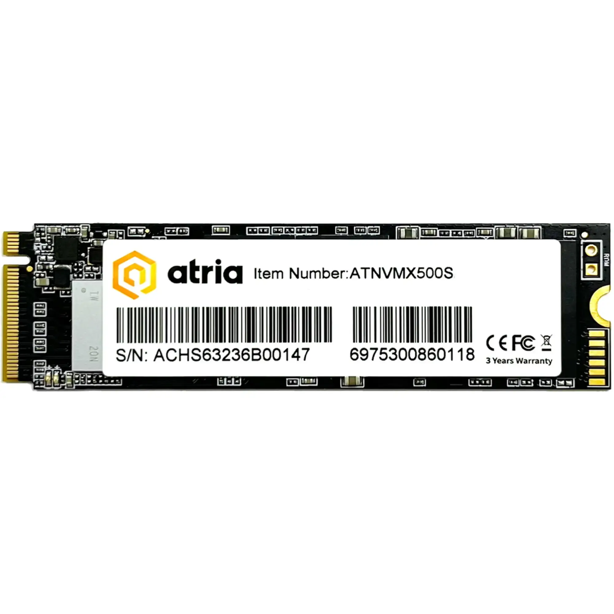 Купить SSD диск ATRIA X500S 128GB M.2 NVMe (ATNVMX500S/512) - фото 1