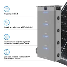 Купити Зарядна станція DEYE SUN-BK250 2500W 10kWh LiFePO4 51.2V 4 MPPT 220/230V Однофазна (SUN-BK250-10KWH-EU-AM4-18L) - фото 4