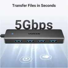 Купити USB-хаб UGREEN CM219 4-in-1 USB-A Hub (UGR-35574) - фото 3