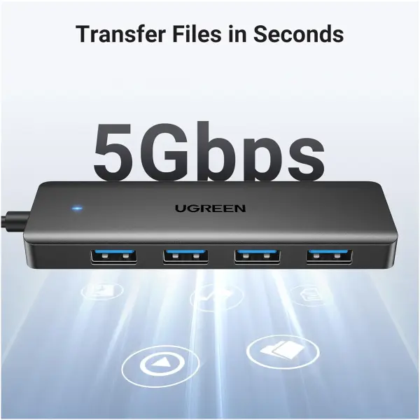 Купити USB-хаб UGREEN CM219 4-in-1 USB-A Hub (UGR-35574) - фото 3