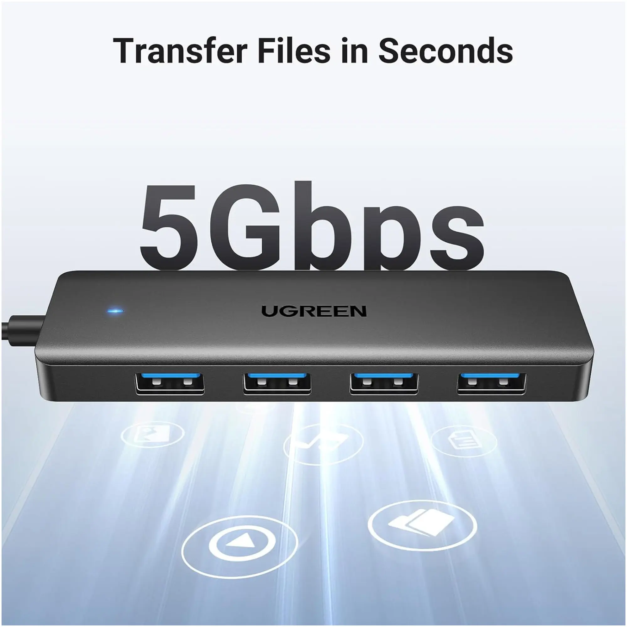 Купити USB-хаб UGREEN CM219 4-in-1 USB-A Hub (UGR-35574) - фото 3