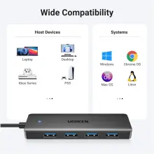 Купити USB-хаб UGREEN CM219 4-in-1 USB-A Hub (UGR-35574) - фото 5
