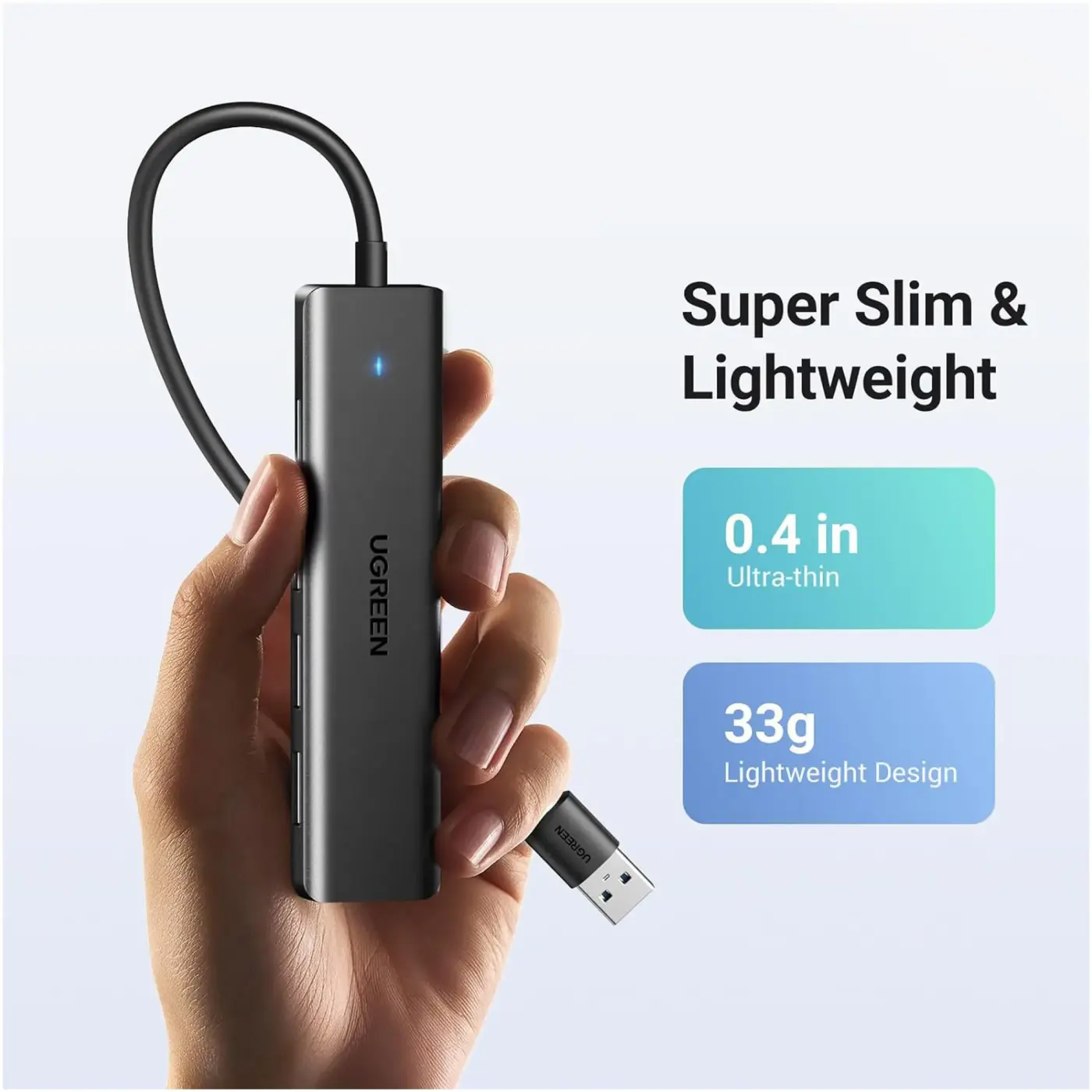Купити USB-хаб UGREEN CM219 4-in-1 USB-A Hub (UGR-35574) - фото 6