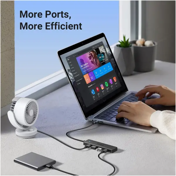 Купити USB-хаб UGREEN CM219 4-in-1 USB-A Hub (UGR-35574) - фото 7