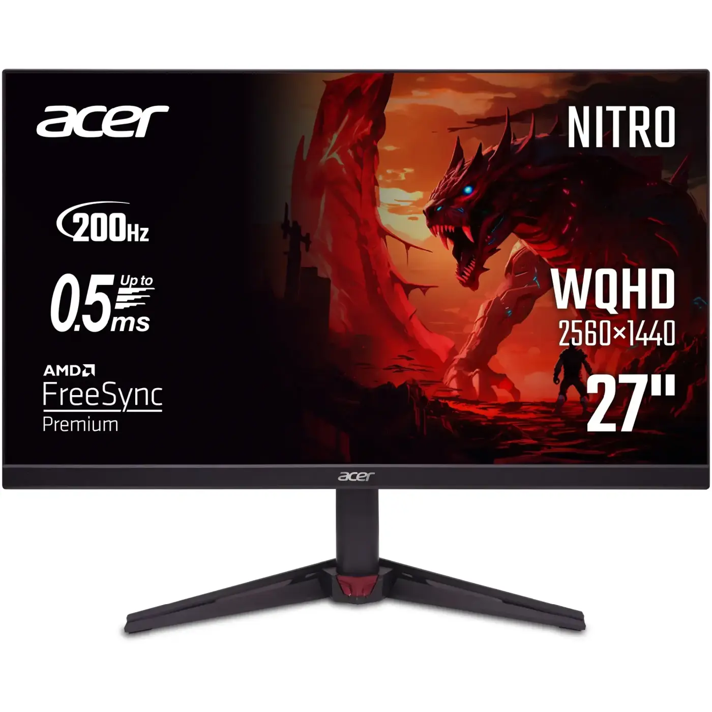 Купити Монітор 27" Acer Nitro VG270UX1bmiipx (UM.HV0EE.105) - фото 1