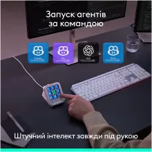Купить Программируемая консоль Logitech MX Keypad USB Pale Grey (920-013892) - фото 9