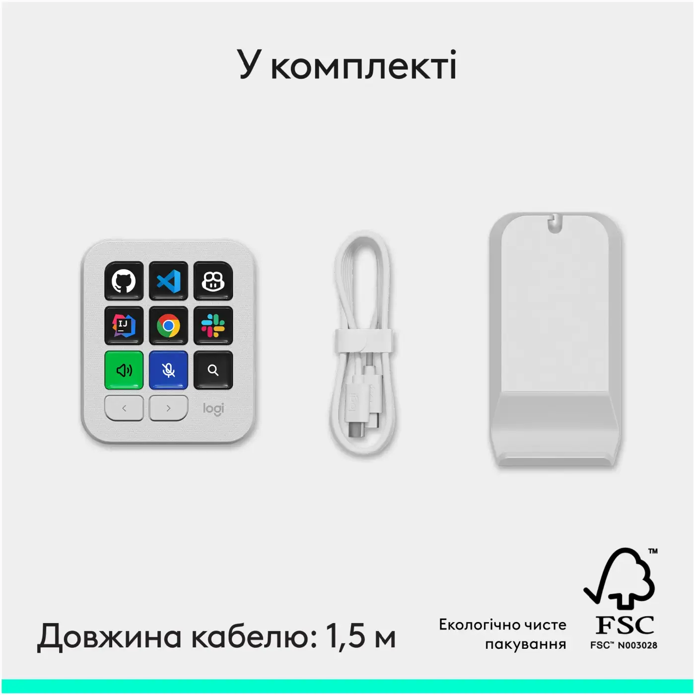 Купить Программируемая консоль Logitech MX Keypad USB Pale Grey (920-013892) - фото 11