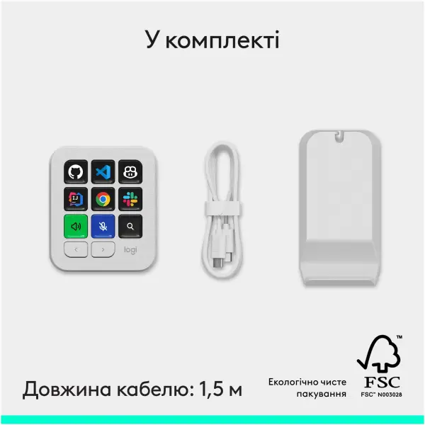 Купить Программируемая консоль Logitech MX Keypad USB Pale Grey (920-013892) - фото 11