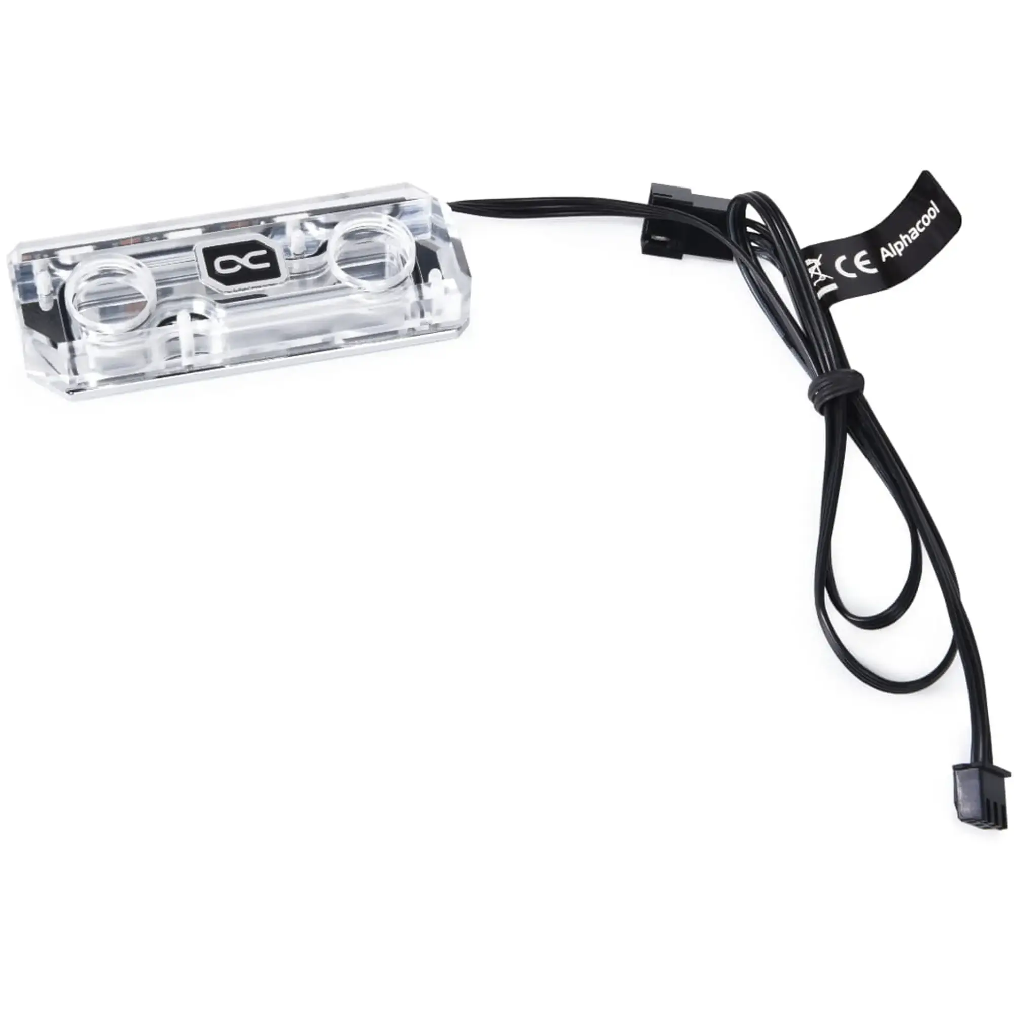 Купити Водоблок Alphacool HDX Apex Acrylic aRGB M.2 2280 SSD Cooler (11969) - фото 2
