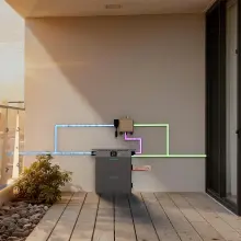 Купить Зарядная станция DEYE SUN-BK250 2.5kW 2.56kWh LiFePO4 51.2V 2 MPPT 220/230V Однофазная (SUN-BK250-2.56KWH-EU-AM2-32L) - фото 5