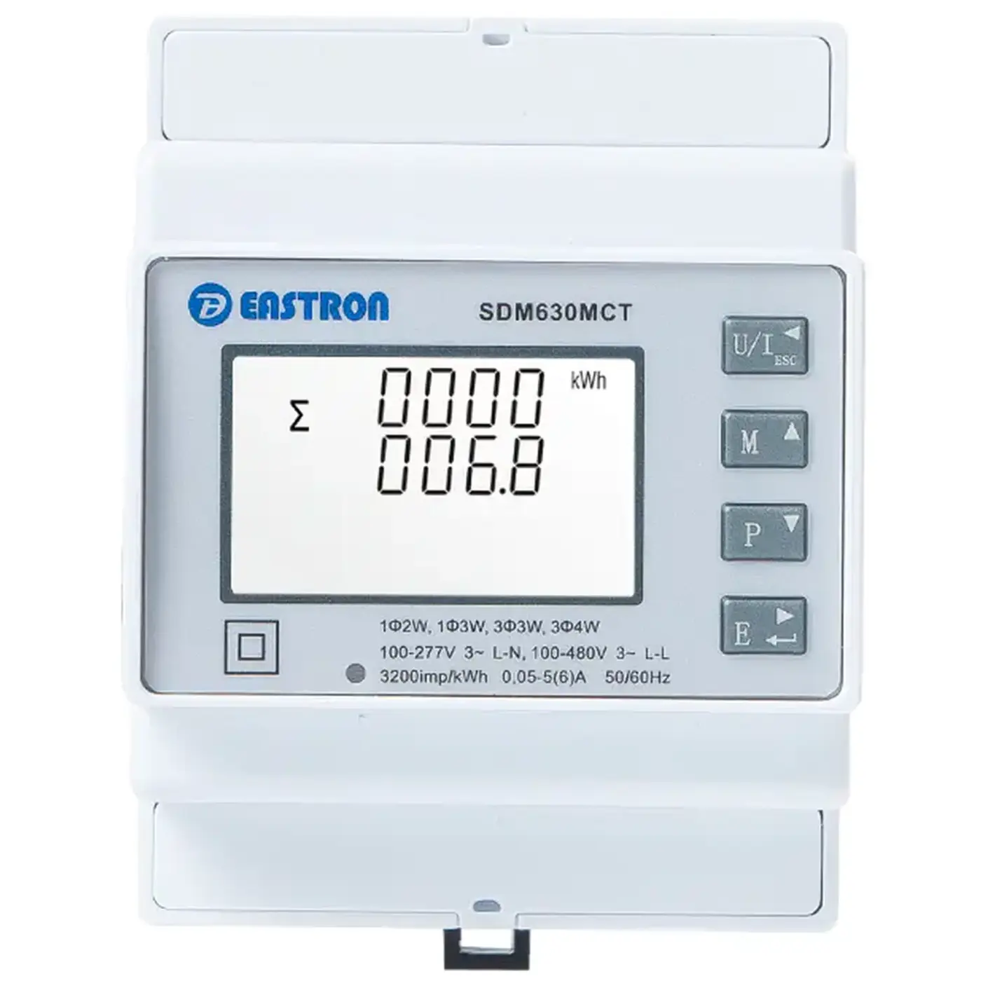 Купити Лічильник електроенергії DEYE Eastron SDM630MCT-ETL 3-фазний, RS485 Modbus (SDM630MCT-ETL) - фото 1