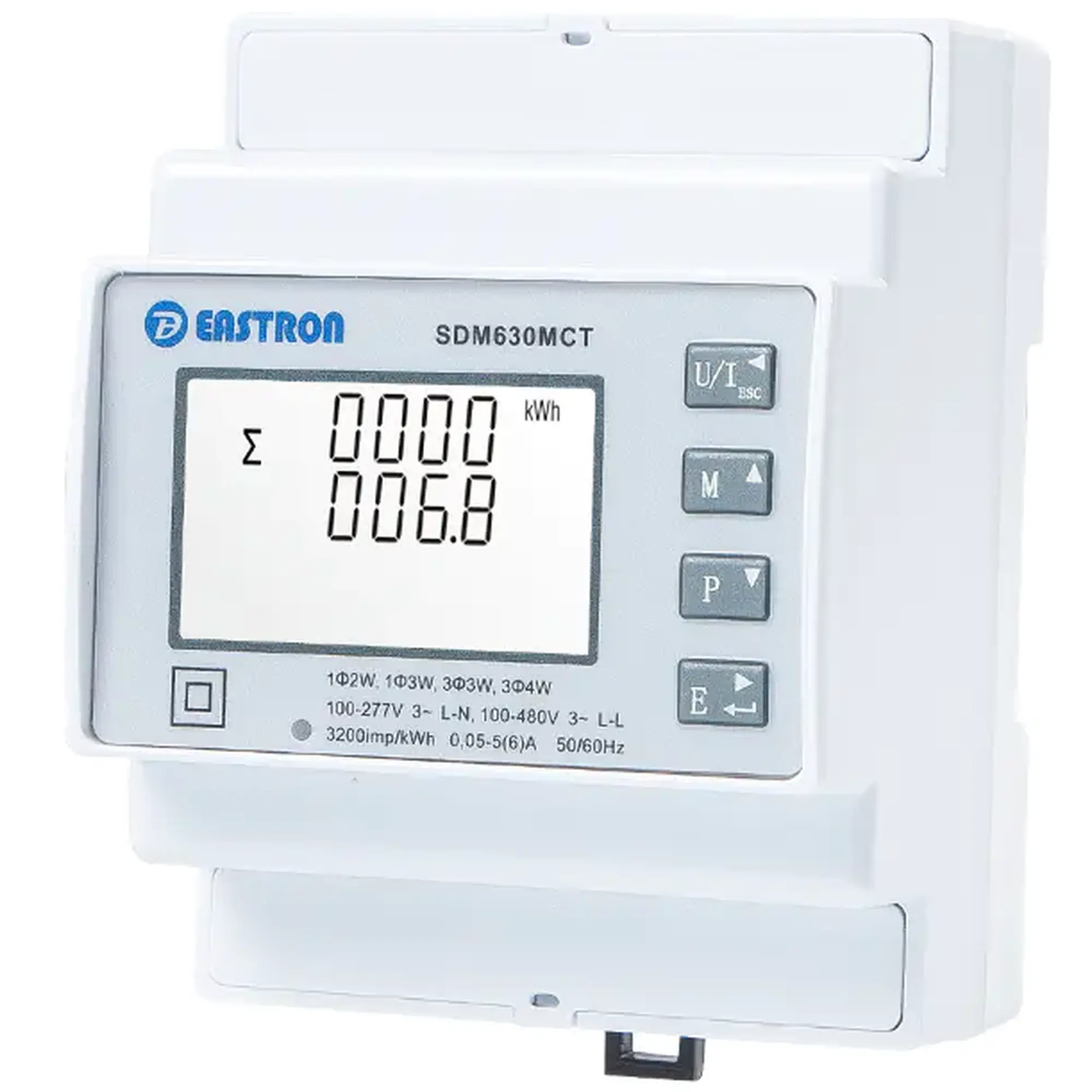 Купити Лічильник електроенергії DEYE Eastron SDM630MCT-ETL 3-фазний, RS485 Modbus (SDM630MCT-ETL) - фото 3