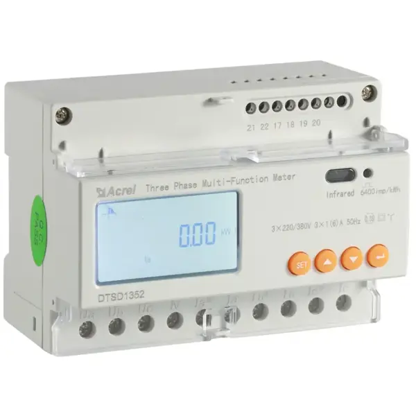 Купити Лічильник електроенергії SOLIS Acrel DTSD1352-EXT 3-фазний, RS485 Modbus, 3×CT 150A (DTSD1352-EXT) - фото 2