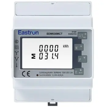 Купити Лічильник електроенергії DEYE Eastron SDM630MCT 3-фазний, RS485 Modbus, 3хCT 120A/40mA (SDM630MCT-Eastron) - фото 1