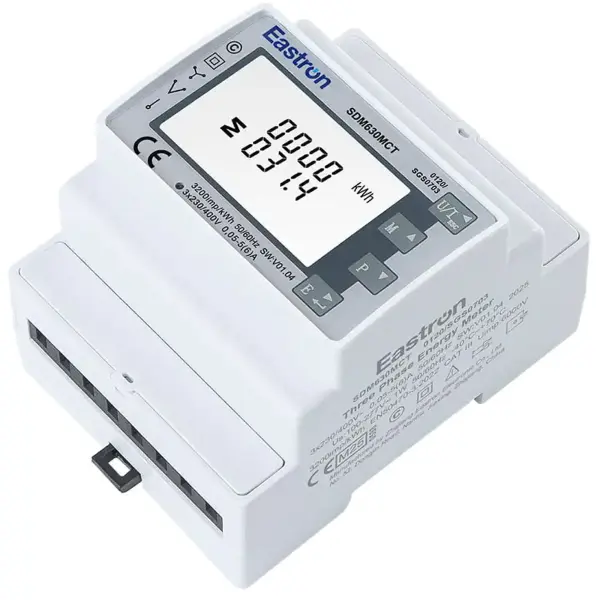 Купити Лічильник електроенергії DEYE Eastron SDM630MCT 3-фазний, RS485 Modbus, 3хCT 120A/40mA (SDM630MCT-Eastron) - фото 3