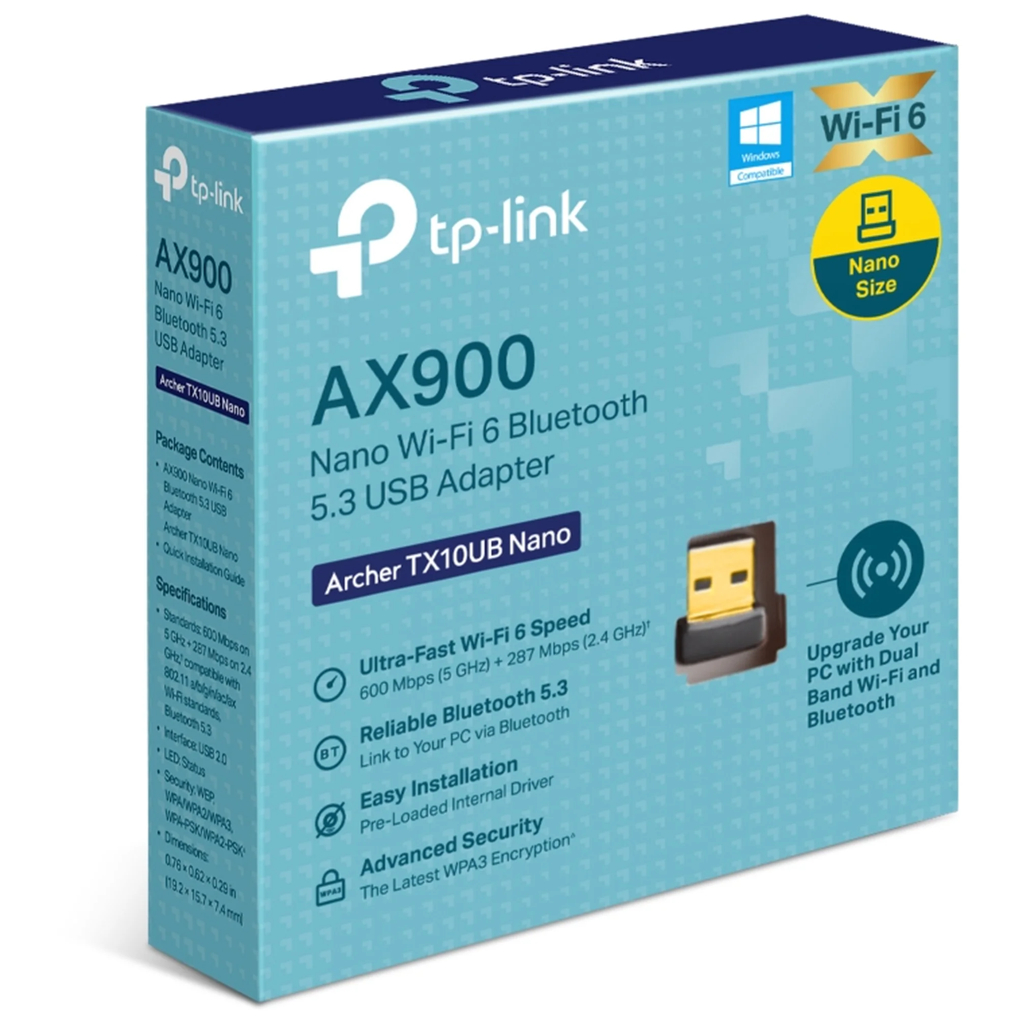 Купити WiFi-адаптер TP-LINK Archer TX10UB Nano - фото 7