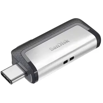 Купити Флеш накопичувач 128GB USB SanDisk Ultra Dual USB + Type-C (SDDDC2-128G-G46) - фото 1