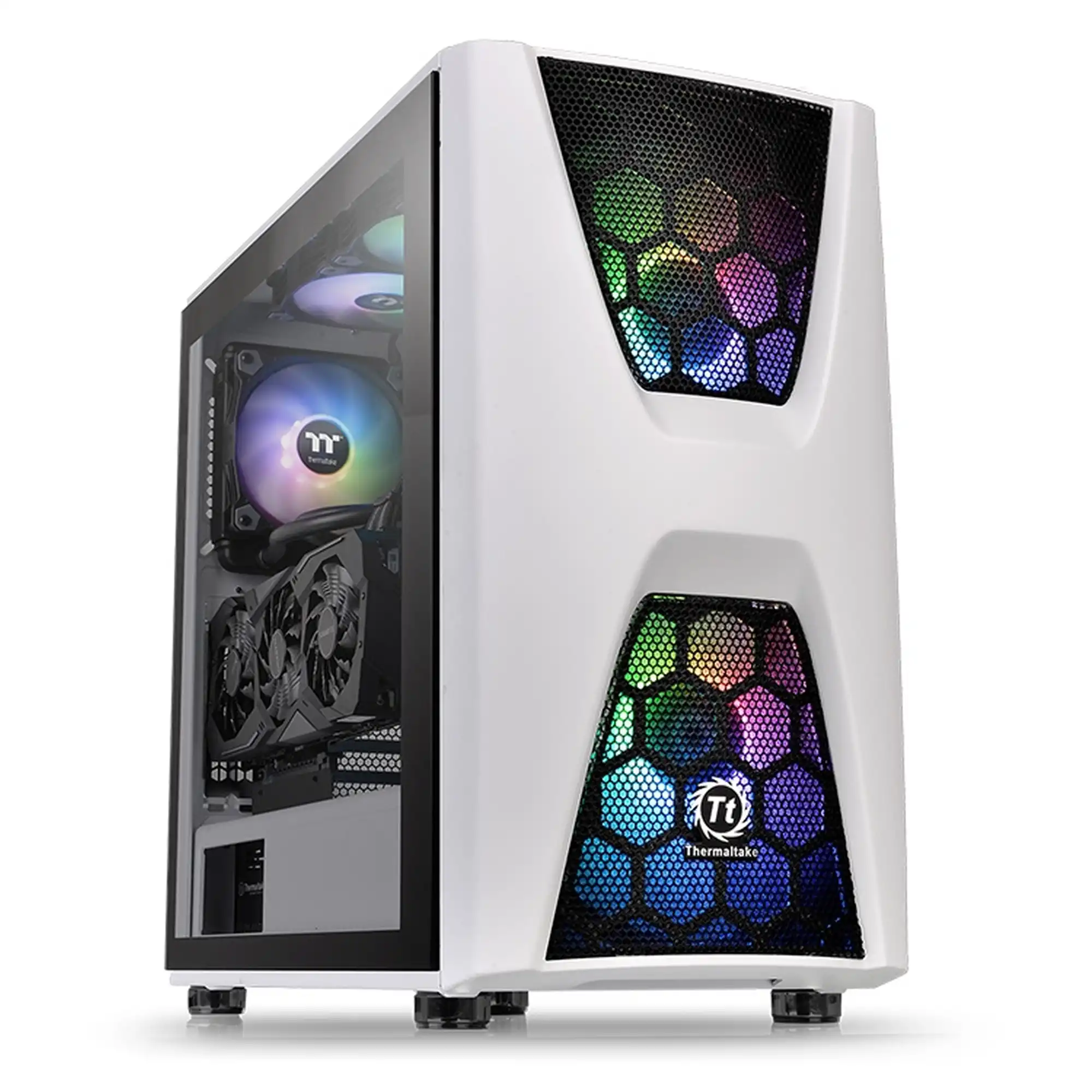 Купити Уцінка Корпус Thermaltake Commander C34 TG Snow ARGB Edition (CA1N500M6WN00UG000298) - фото 1