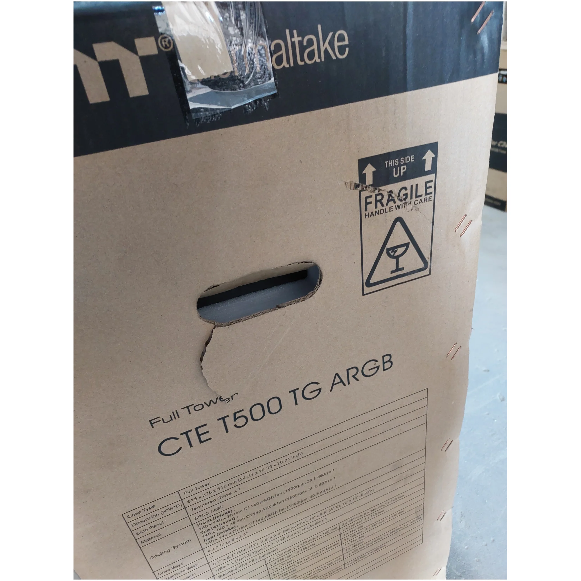 Купити Уцінка Корпус Thermaltake CTE T500 TG ARGB E-ATX Black (CA-1X8-00F1WN-01PF000191) - фото 9