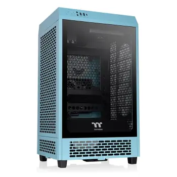 Купить Уценка Корпус Thermaltake The Tower 200 Turquoise Blue (CA1X900SBWN00PV000257) - фото 1