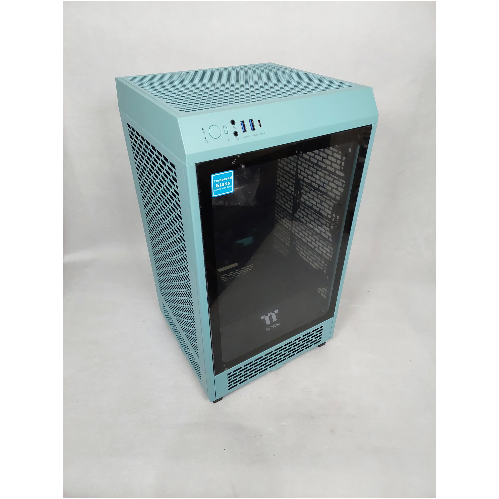 Купить Уценка Корпус Thermaltake The Tower 200 Turquoise Blue (CA1X900SBWN00PV000257) - фото 2
