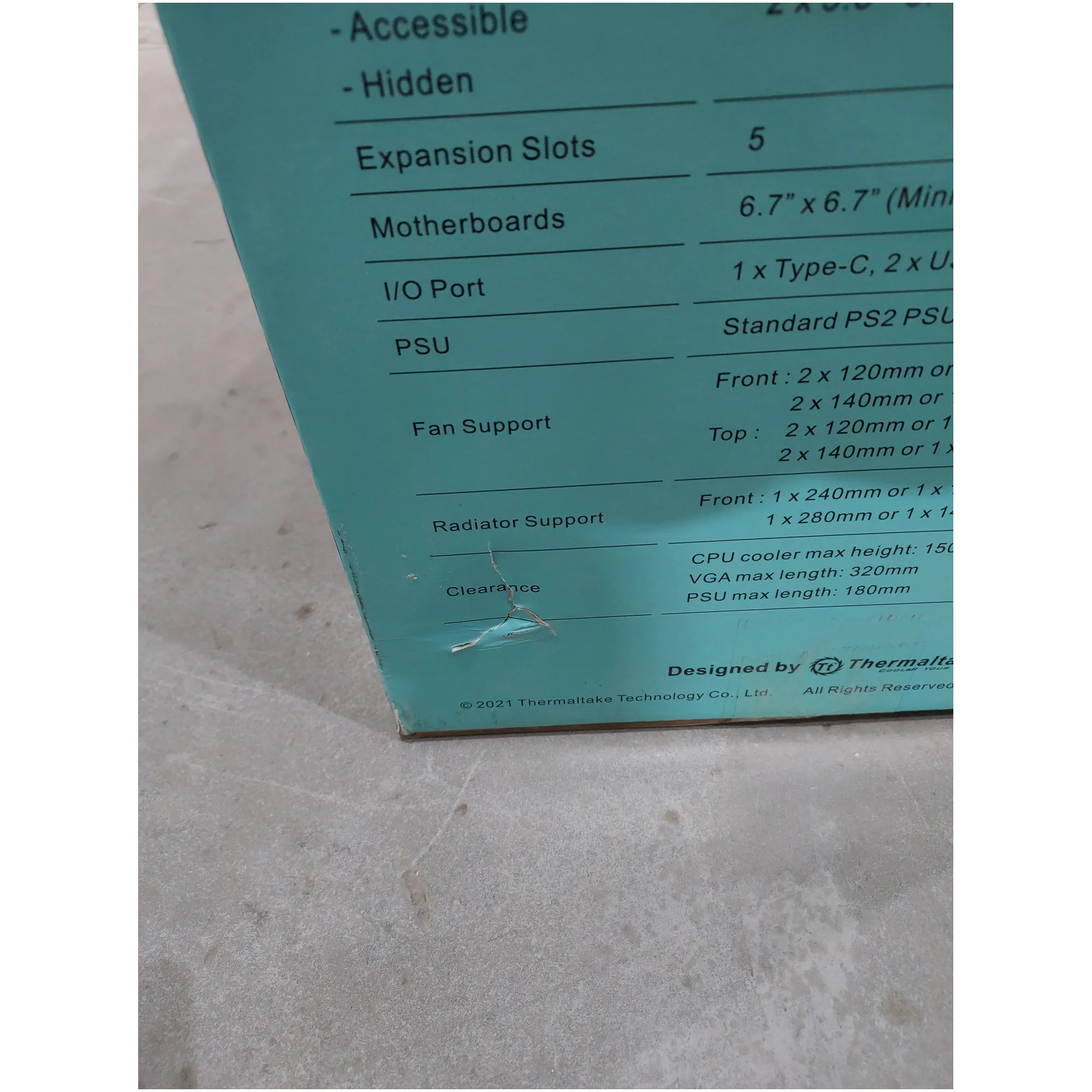 Купить Уценка Корпус Thermaltake AH T200 Turquoise (CA1R400SBWN00CR000183) - фото 9