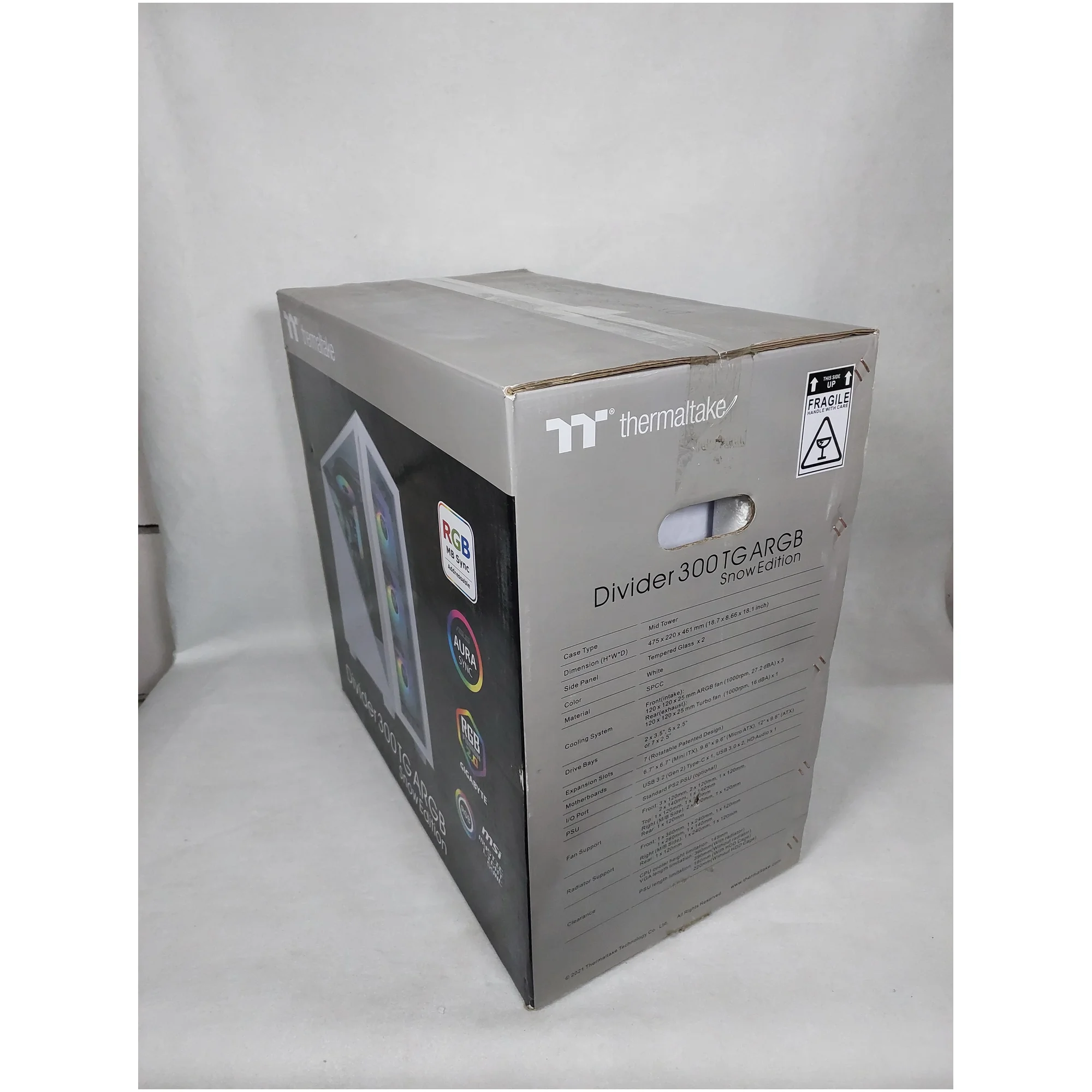 Купить Уценка Корпус Thermaltake Divider 300 TG Snow ARGB (CA1S200M6WN01CE000696) - фото 9