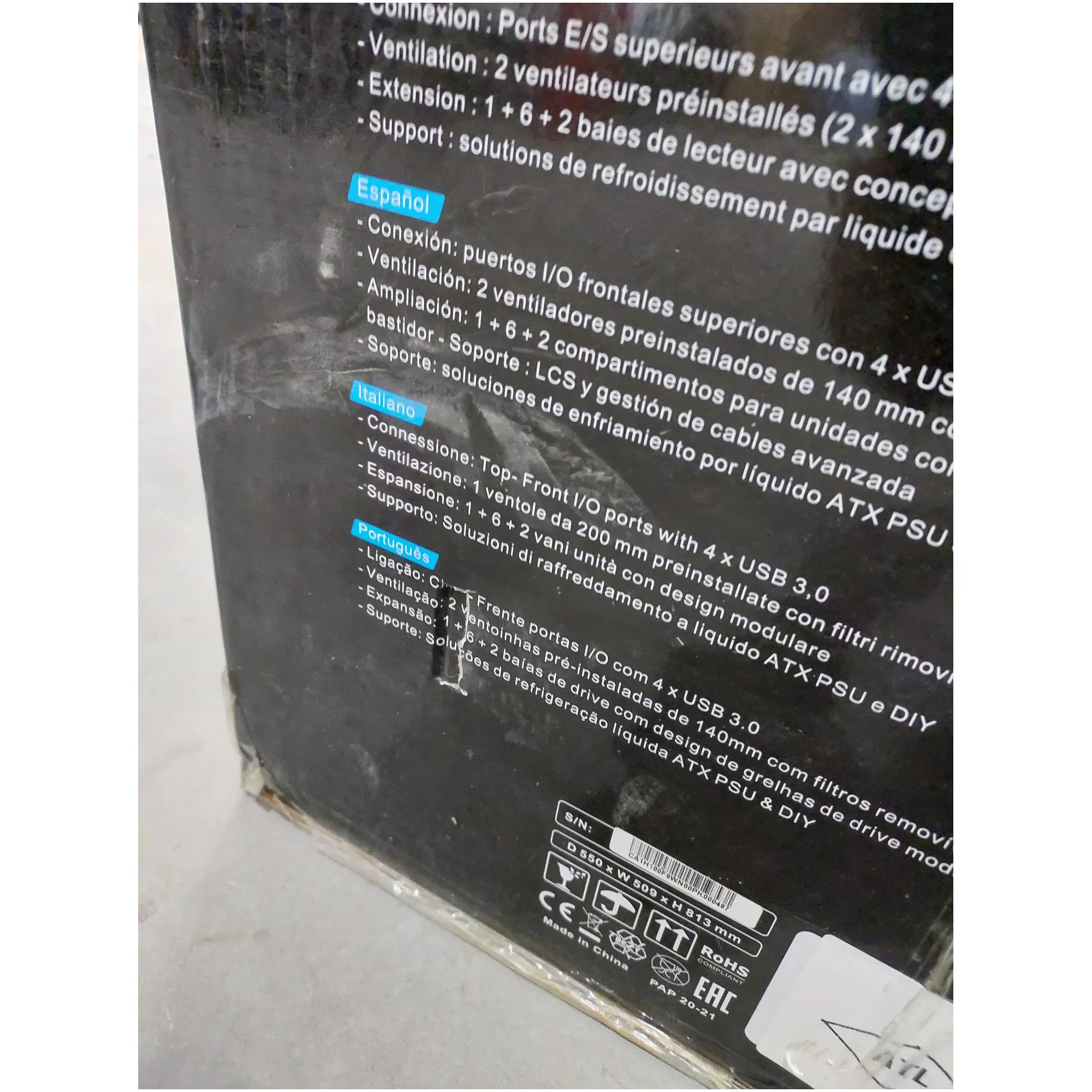 Купити Уцінка Корпус Thermaltake The Tower 900 Snow (CA1H100F6WN00PK000497) - фото 11