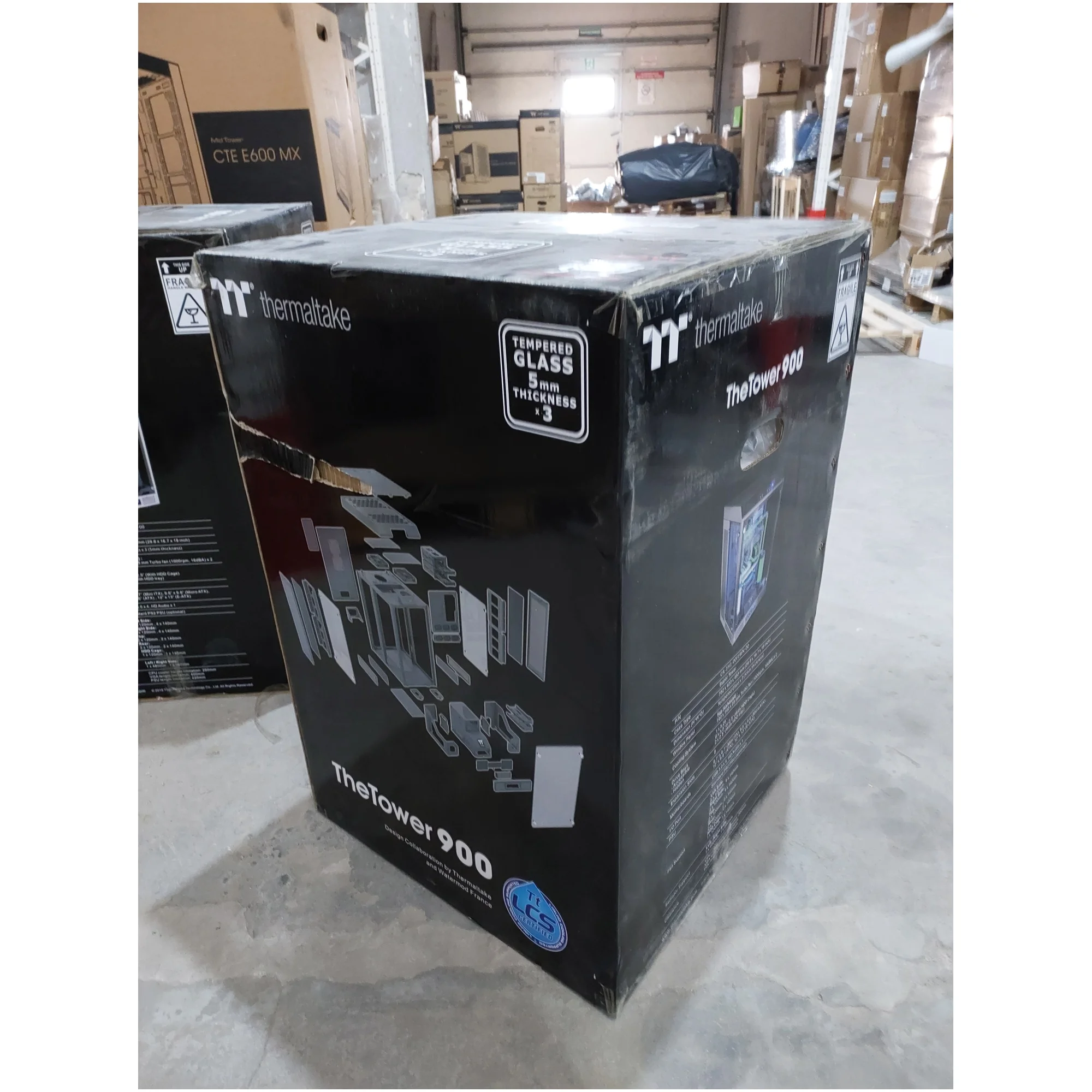 Купити Уцінка Корпус Thermaltake The Tower 900 Black (CA1H100F1WN00PG000658) - фото 13