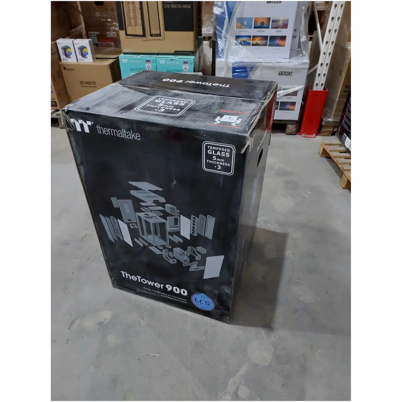 Купити Уцінка Корпус Thermaltake The Tower 900 Black (CA1H100F1WN00PG000748) - фото 10