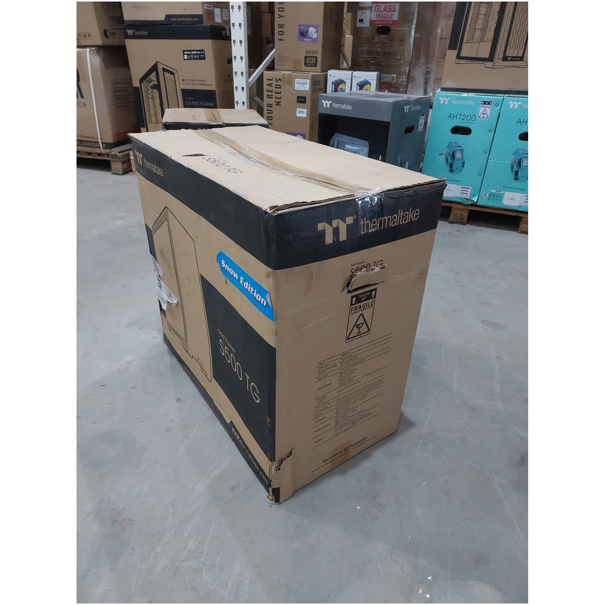 Купить Уценка Корпус Thermaltake S500 TG Snow (CA-1O3-00M6WN-00SR000034) - фото 8