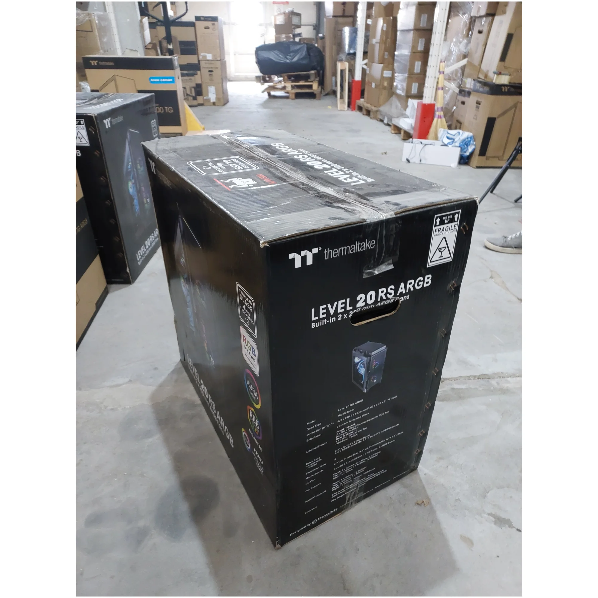Купить Уценка Корпус Thermaltake Level 20 RS Black ARGB (CA-1P8-00M1WN-00XL001937) - фото 6