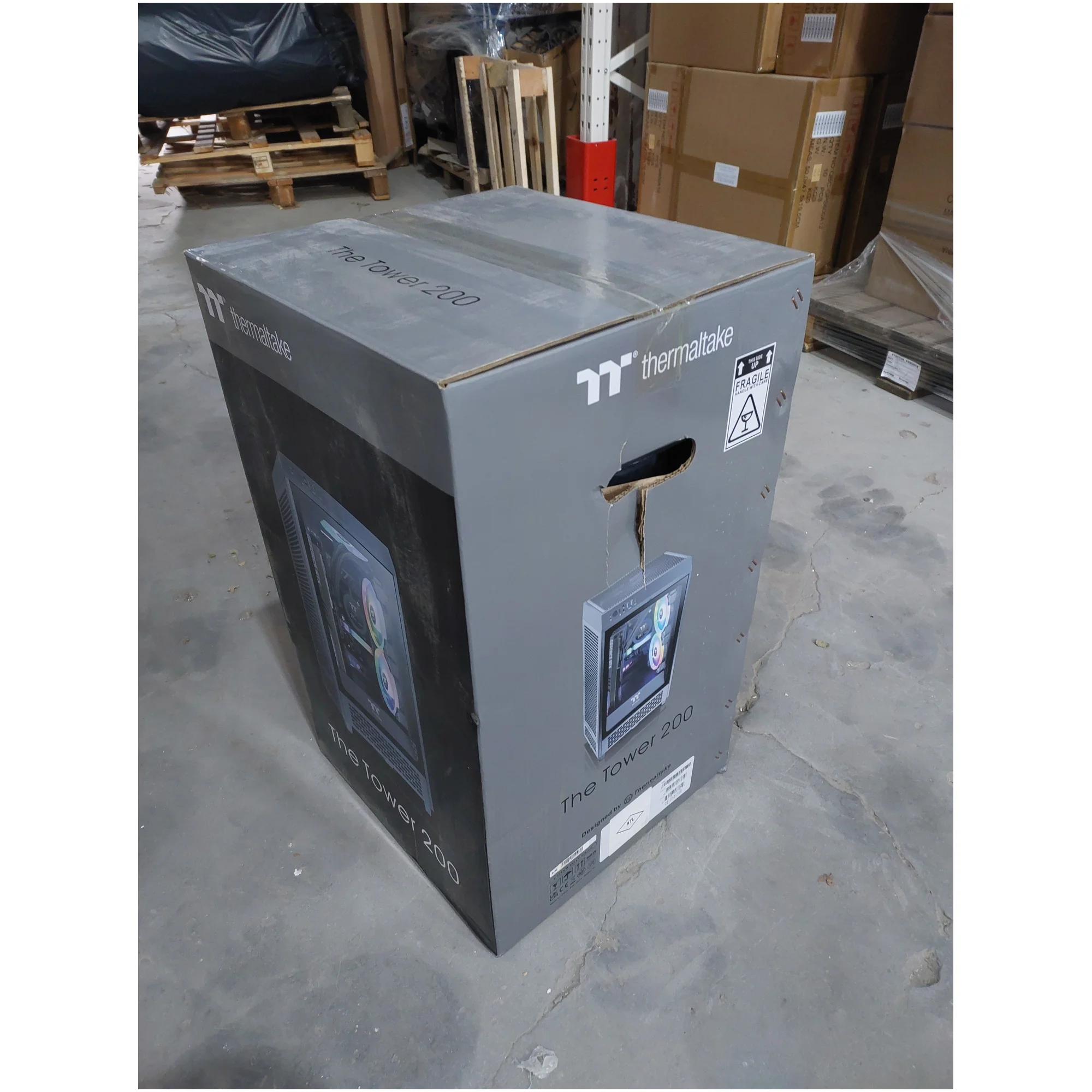 Купити Уцінка Корпус Thermaltake The Tower 200 Black (CA1X900S1WN00PK000983) - фото 6