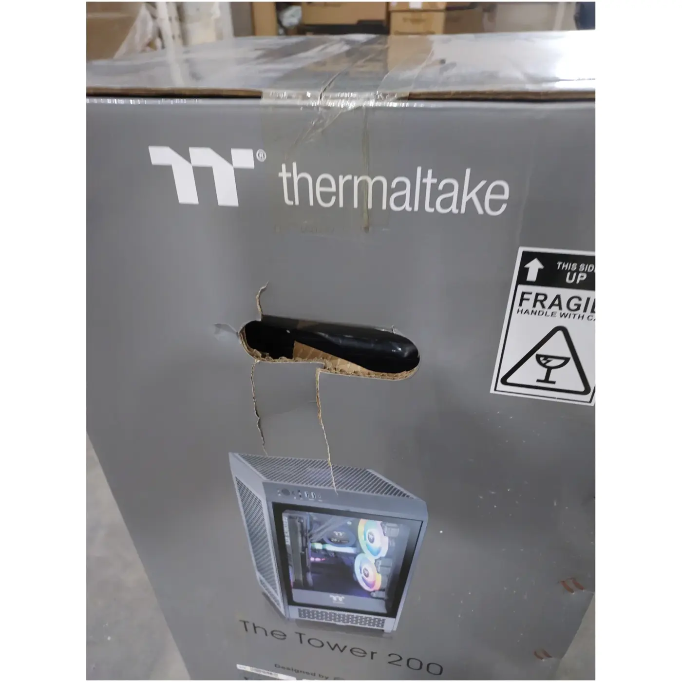 Купити Уцінка Корпус Thermaltake The Tower 200 Black (CA1X900S1WN00PK000983) - фото 8