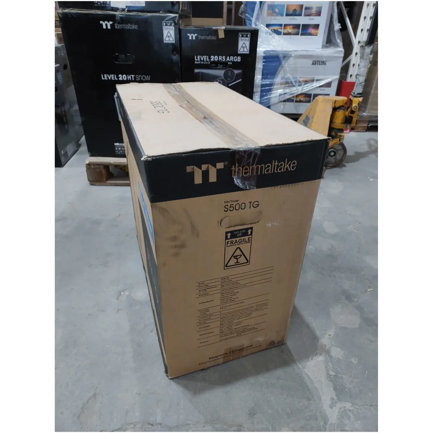Купить Уценка Корпус Thermaltake S500 TG Snow (CA-1O3-00M6WN-00SR000022) - фото 6