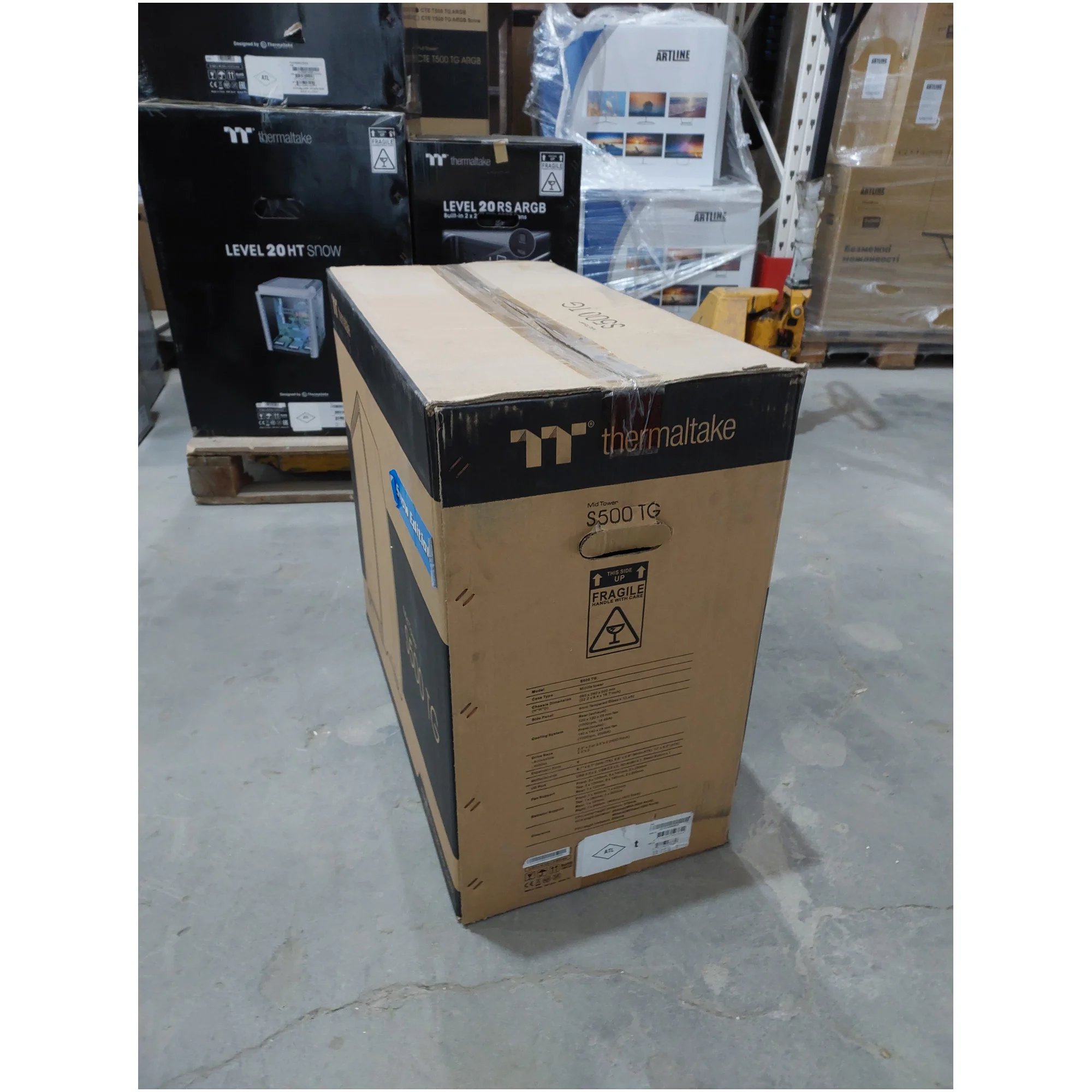 Купить Уценка Корпус Thermaltake S500 TG Snow (CA-1O3-00M6WN-00SR000022) - фото 7