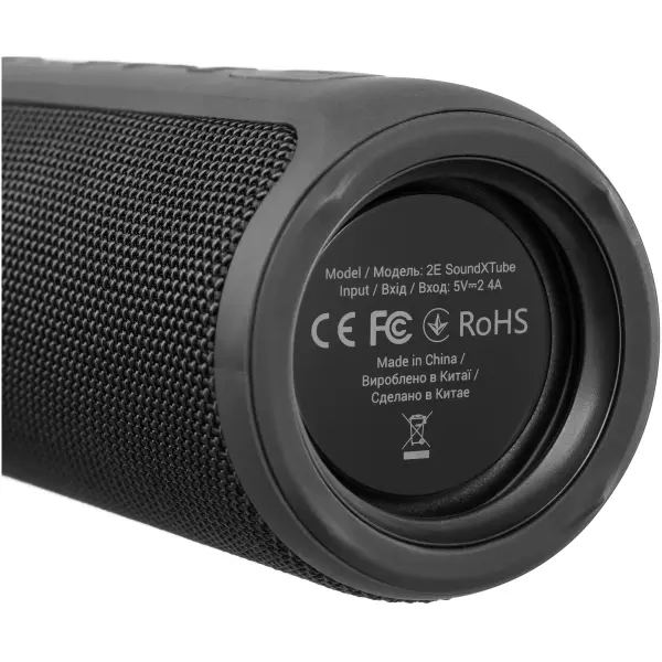Купити Акустична система 2E SoundXTube TWS MP3 Wireless Waterproof Black (2E-BSSXTWBK) - фото 6