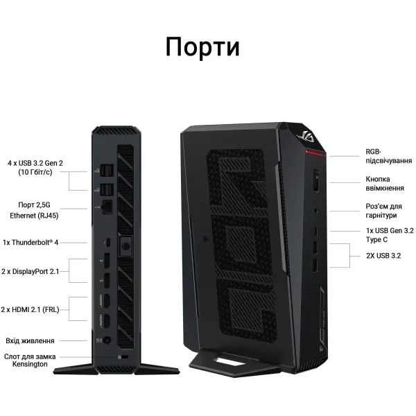 Купити Неттоп ASUS ROG NUC (90AS00I1-M00300) - фото 4