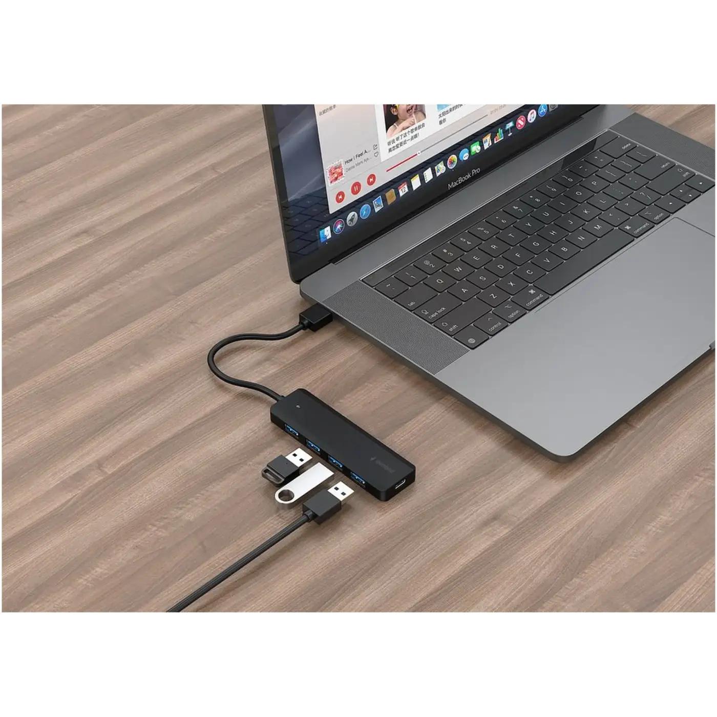 Купить Концентратор Gembird 4 ports USB 3.1,USB-A, USB-C PD (UHB-U3P4P-02) - фото 3