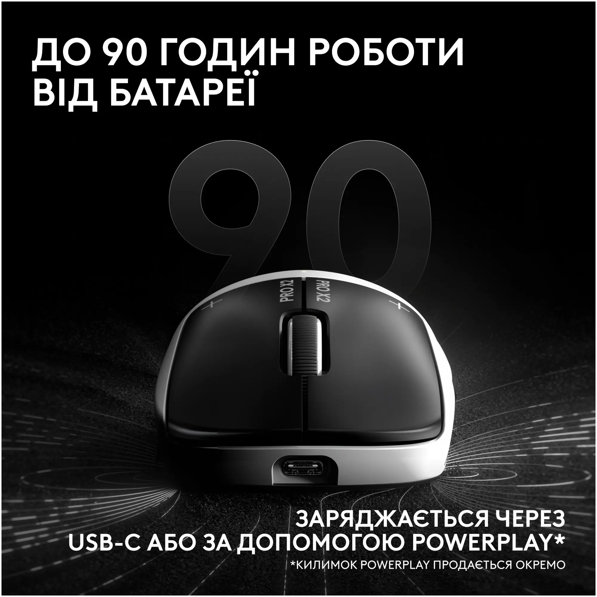 Купить Мышь Logitech G Pro X2 Superstrike Lightspeed Wireless White-Black (910-007776) - фото 8