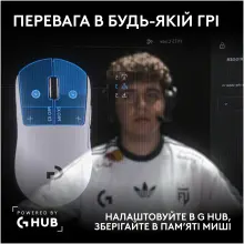 Купить Мышь Logitech G Pro X2 Superstrike Lightspeed Wireless White-Black (910-007776) - фото 12
