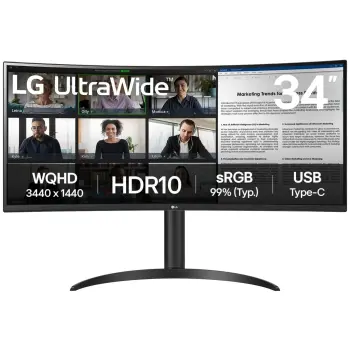 Купить Монитор 34" LG 34WR55QK-B (34WR55QK-B.ADRZ) - фото 1