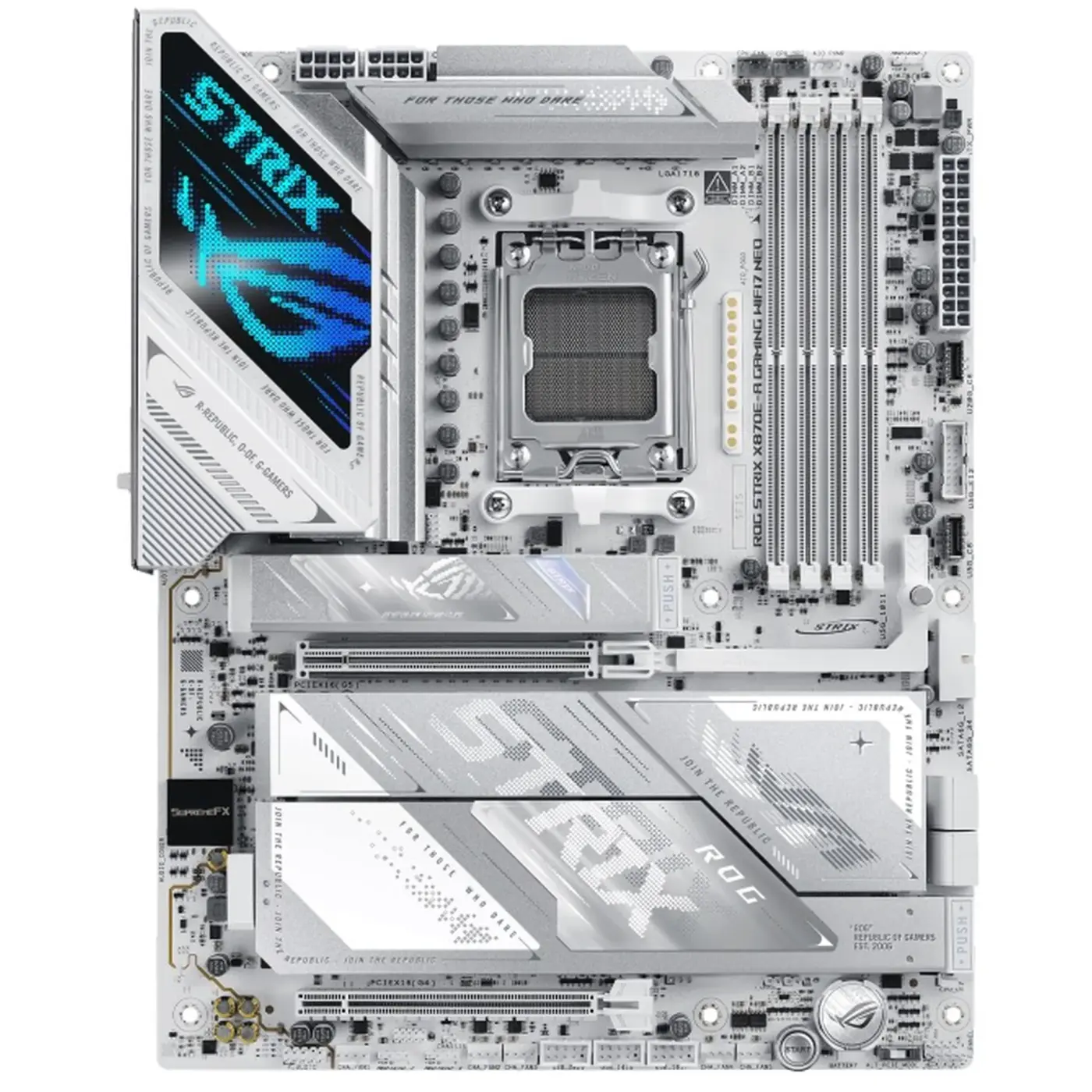 Купить Материнская плата ASUS ROG STRIX X870E-A GAMING NEO (sAM5, AMD X870E, DDR5, ATX) - фото 2