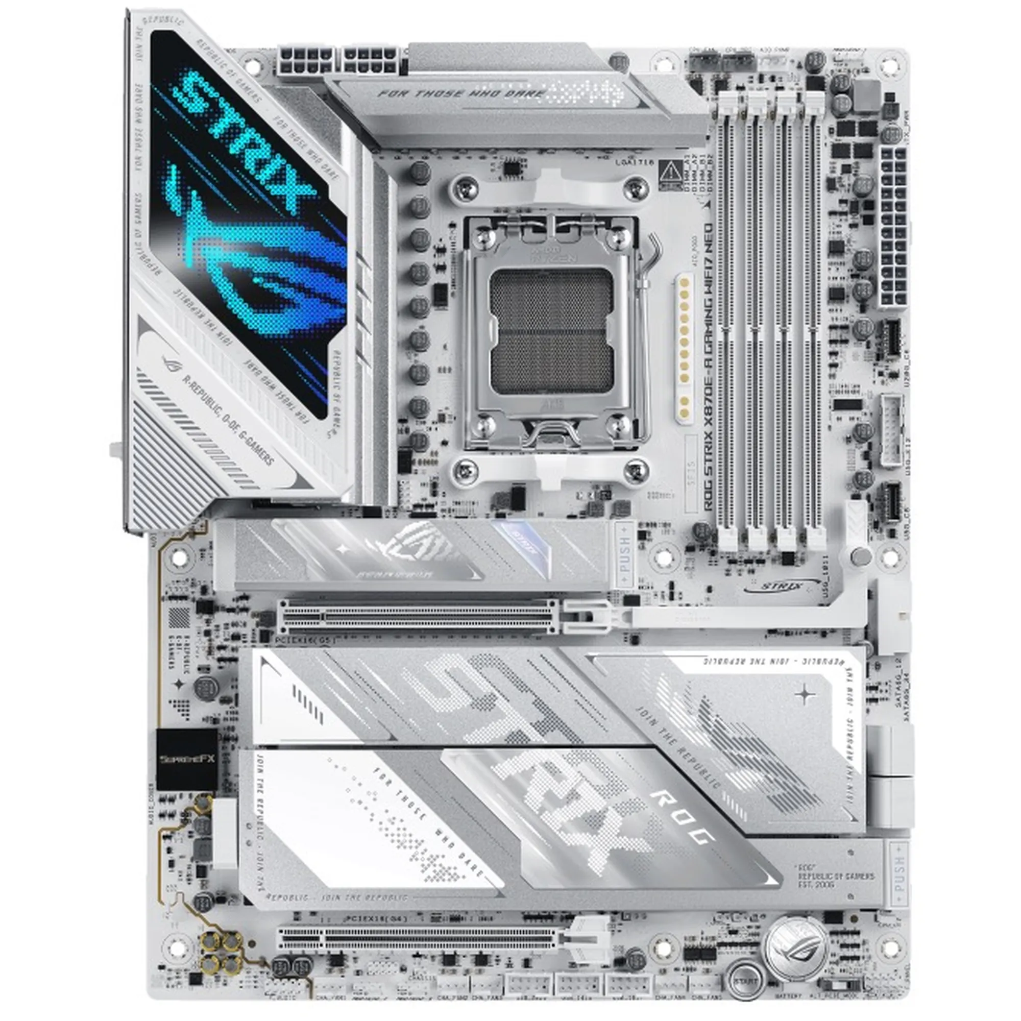 Купить Материнская плата ASUS ROG STRIX X870E-A GAMING NEO (sAM5, AMD X870E, DDR5, ATX) - фото 2