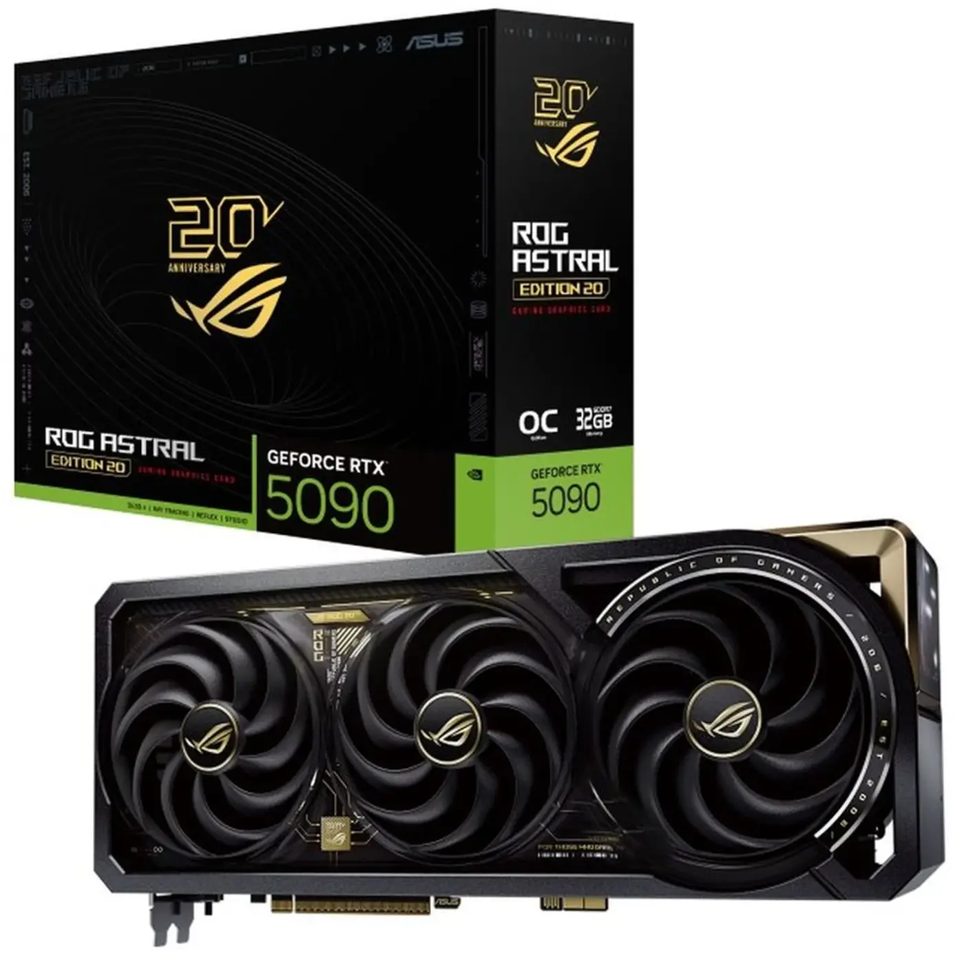 Купить Видеокарта ASUS Nvidia GeForce RTX 5090 ROG ASTRAL EDITION 20 32GB GDDR7 (ROG-ASTRAL-RTX5090-P32G-EDITION20) - фото 15
