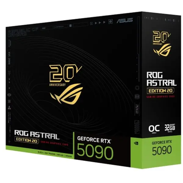 Купить Видеокарта ASUS Nvidia GeForce RTX 5090 ROG ASTRAL EDITION 20 32GB GDDR7 (ROG-ASTRAL-RTX5090-P32G-EDITION20) - фото 16