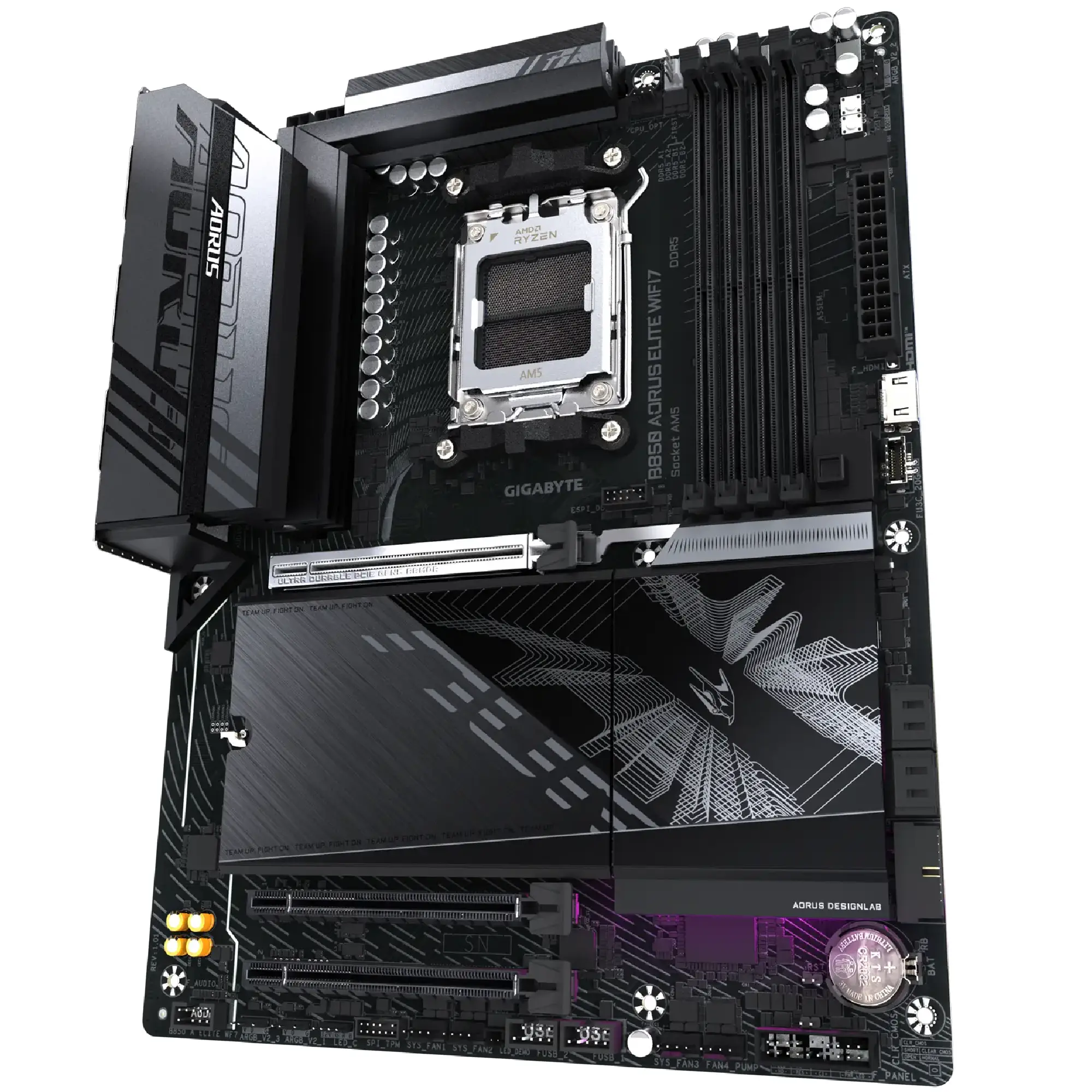Купить Материнская плата GIGABYTE B850 AORUS ELITE X3D (sAM5, AMD B850, DDR5, ATX) - фото 4