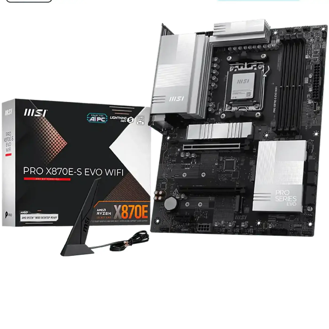 Купить Материнская плата MSI PRO X870E-S EVO WIFI (sAM5, AMD X870E, DDR5, ATX) - фото 1